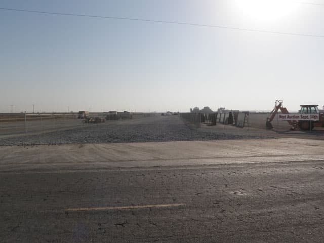 Tipton, CA: Equipment Delivery and Pick Up - Loading Area Information - Truck Entrance 1